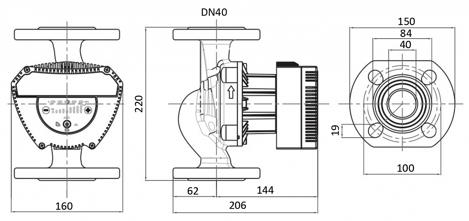 MEGA 40-10F 1x230V