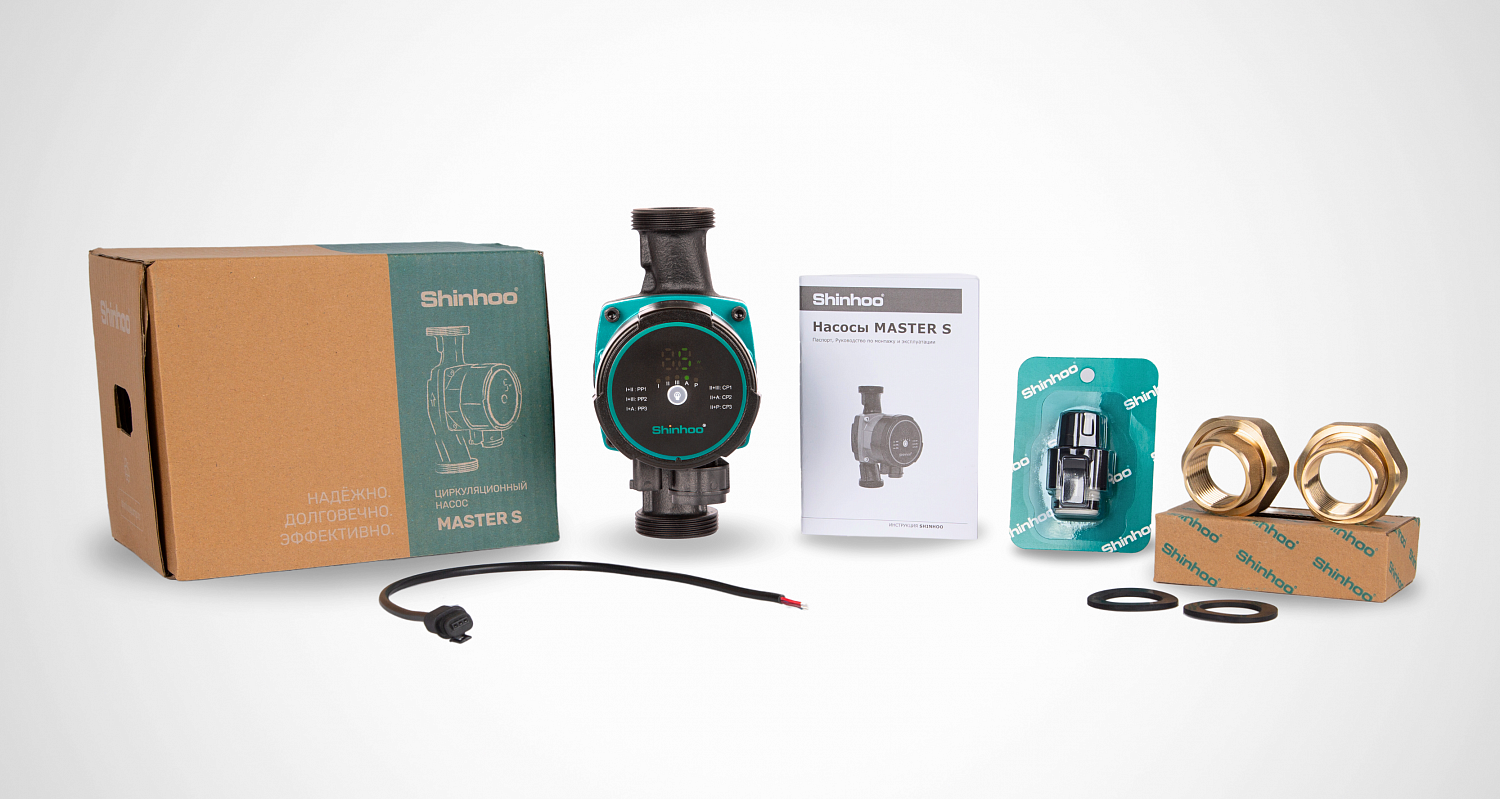 Представляем обновленную линейку энергоэффективных циркуляционных насосов –  Shinhoo MASTER S